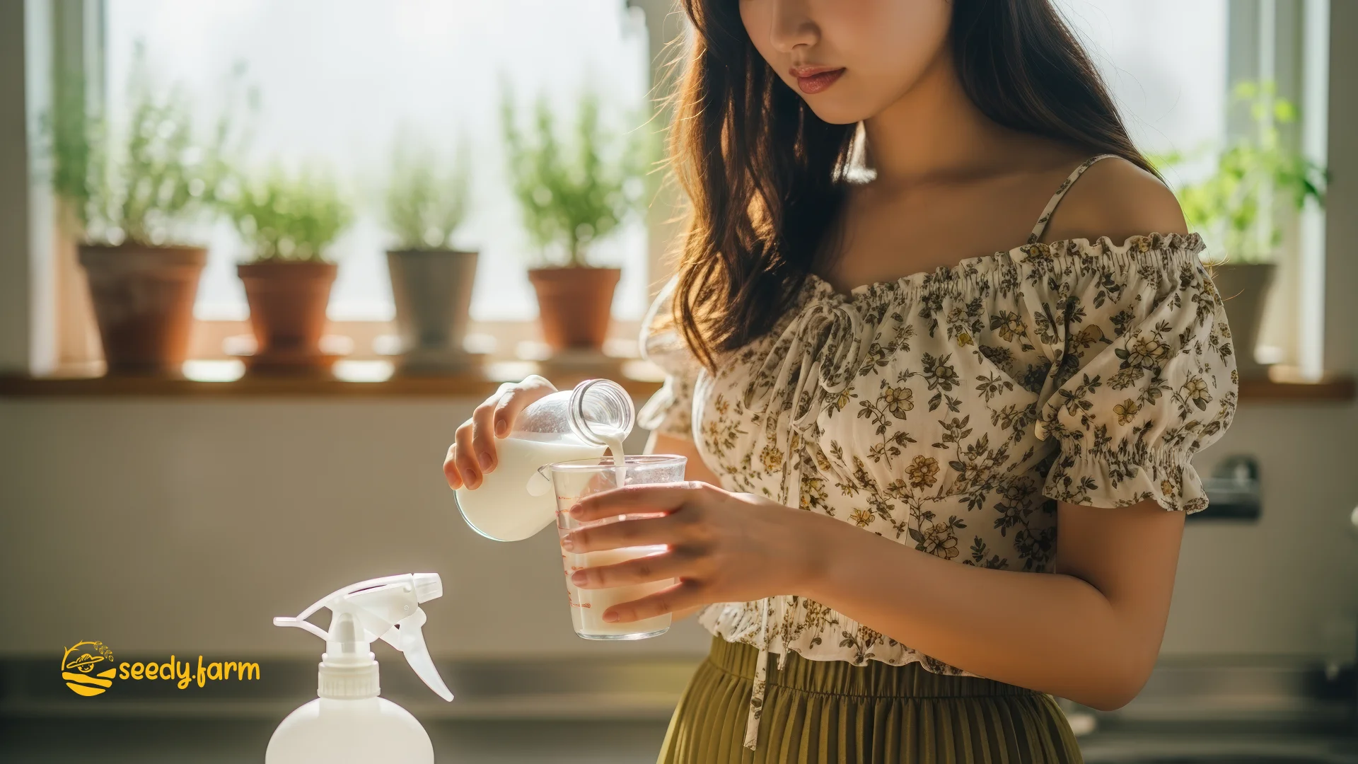 Milk Spray in Gardening: A Practical Guide